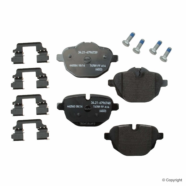 Genuine Brake Pad Set, 34216796741 34216796741 - main
